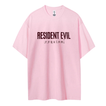 Resident Evil Cotton Unisex Round Neck T-Shirt 