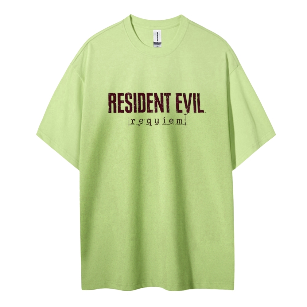 Resident Evil Cotton Unisex Round Neck T-Shirt 