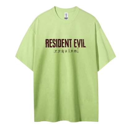 Resident Evil Cotton Unisex Round Neck T-Shirt 