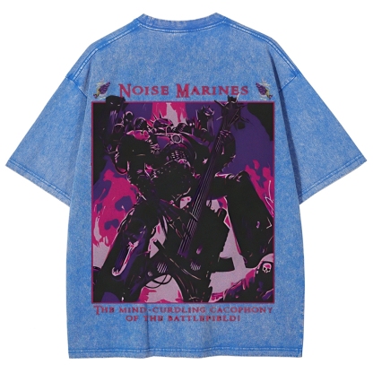 Warhammer 40K Noise Marine Unisex Fit Washed T-Shirt 