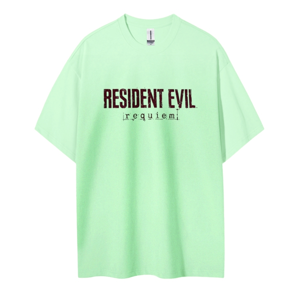 Resident Evil Cotton Unisex Round Neck T-Shirt 