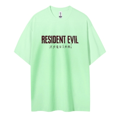 Resident Evil Cotton Unisex Round Neck T-Shirt 