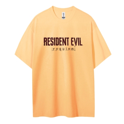 Resident Evil Cotton Unisex Round Neck T-Shirt 
