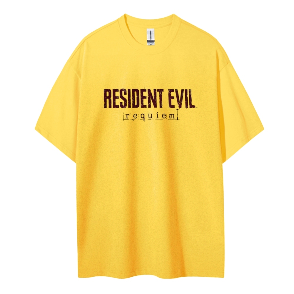 Resident Evil Cotton Unisex Round Neck T-Shirt 