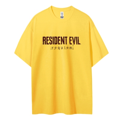 Resident Evil Cotton Unisex Round Neck T-Shirt 