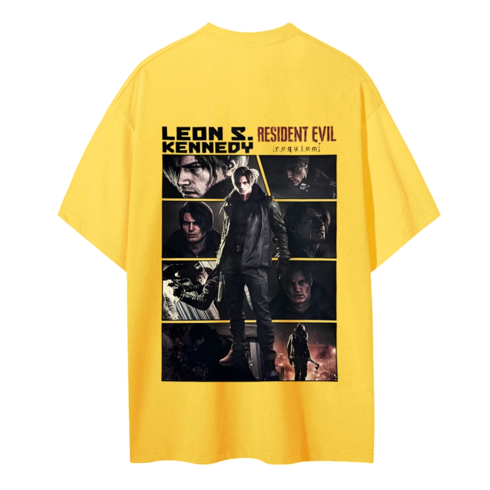 Resident Evil Cotton Unisex Round Neck T-Shirt 