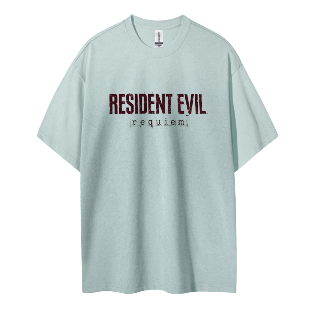 Resident Evil Cotton Unisex Round Neck T-Shirt 