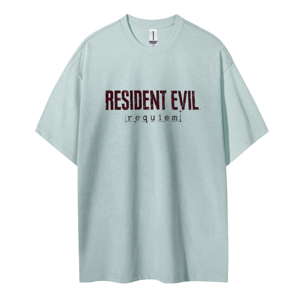 Resident Evil Cotton Unisex Round Neck T-Shirt 