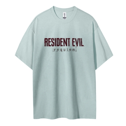 Resident Evil Cotton Unisex Round Neck T-Shirt 