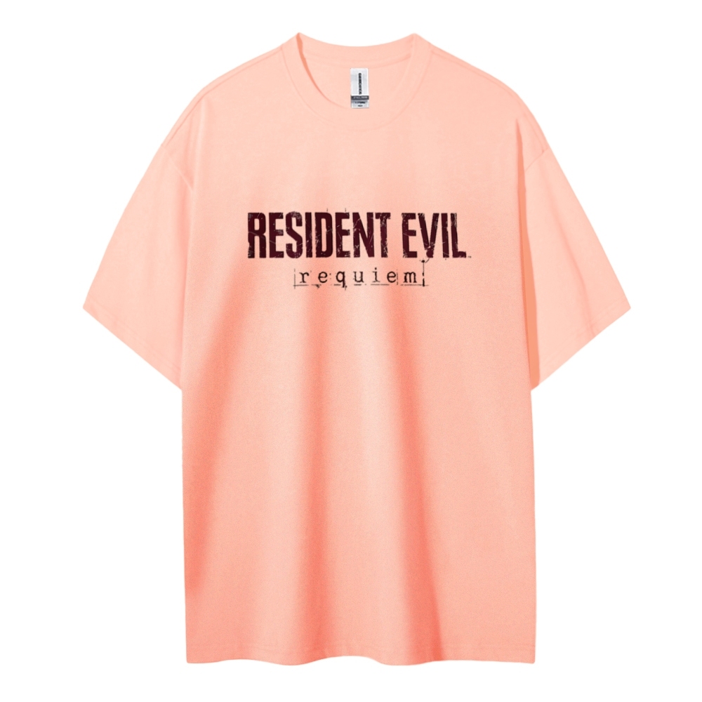 Resident Evil Cotton Unisex Round Neck T-Shirt 