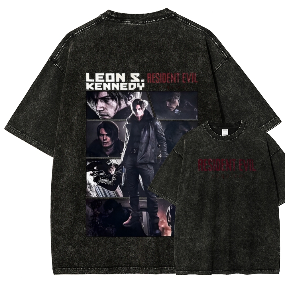 Resident Evil Unisex Fit Washed T-Shirt 
