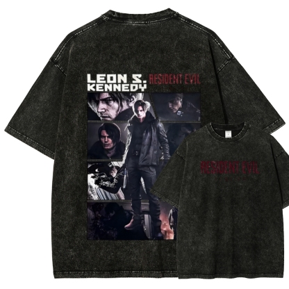 Resident Evil Unisex Fit Washed T-Shirt 