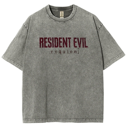 Resident Evil Unisex Fit Washed T-Shirt 
