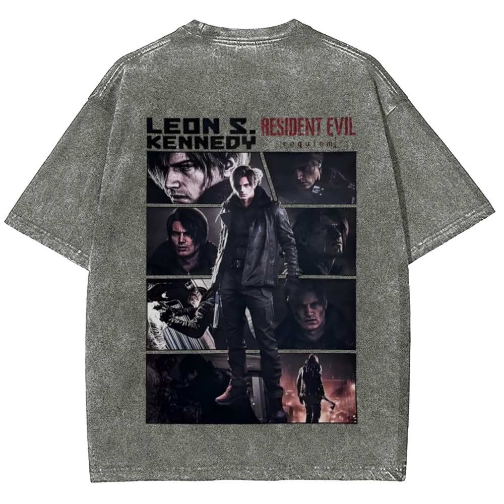 Resident Evil Unisex Fit Washed T-Shirt 