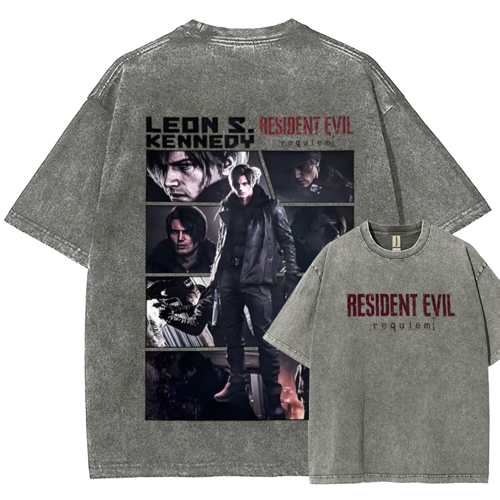 Resident Evil Unisex Fit Washed T-Shirt 