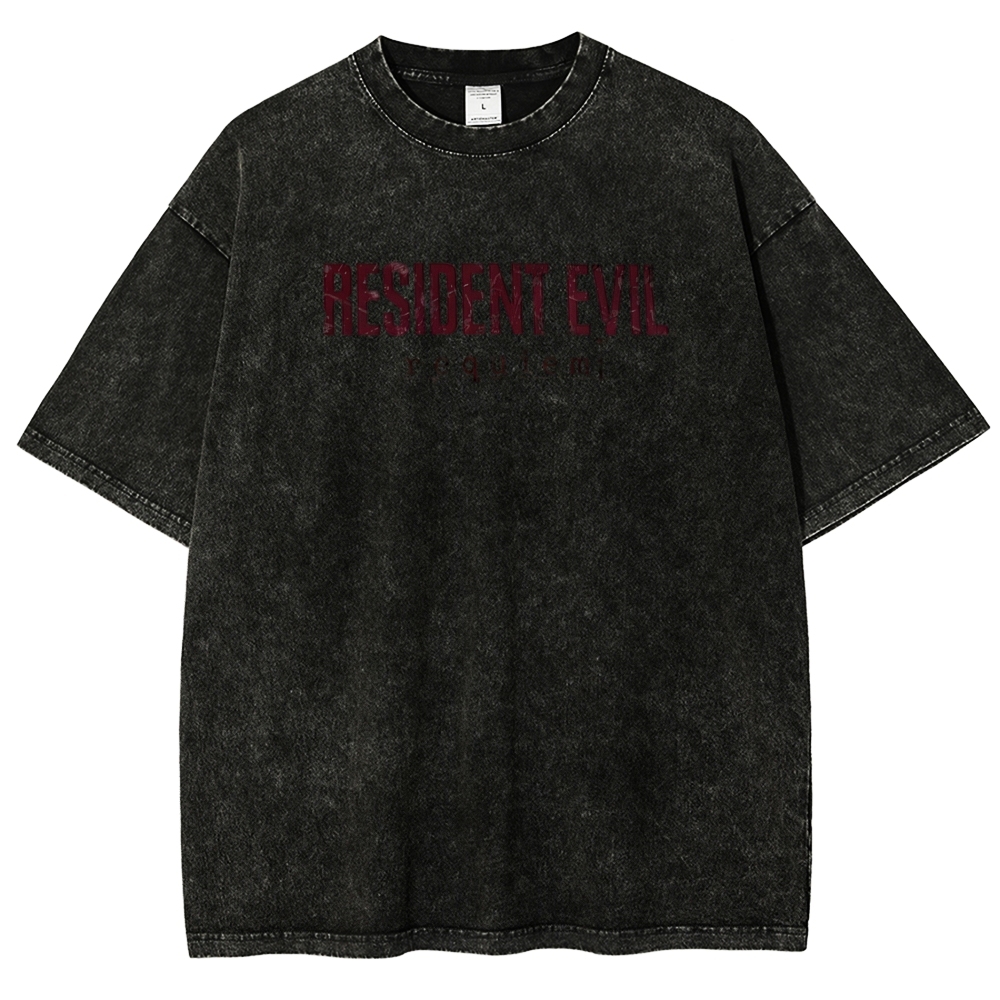 Resident Evil Unisex Fit Washed T-Shirt 