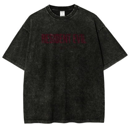 Resident Evil Unisex Fit Washed T-Shirt 