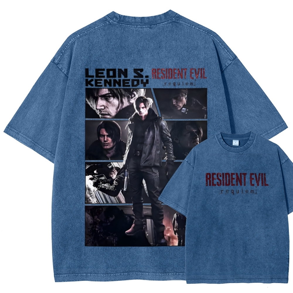 Resident Evil Unisex Fit Washed T-Shirt 