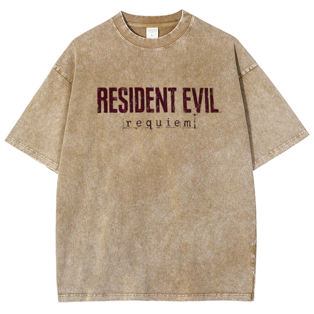Resident Evil Unisex Fit Washed T-Shirt 