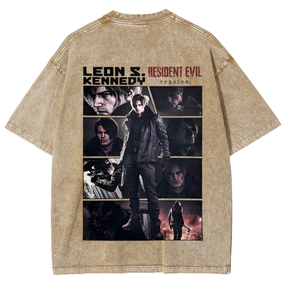 Resident Evil Unisex Fit Washed T-Shirt 
