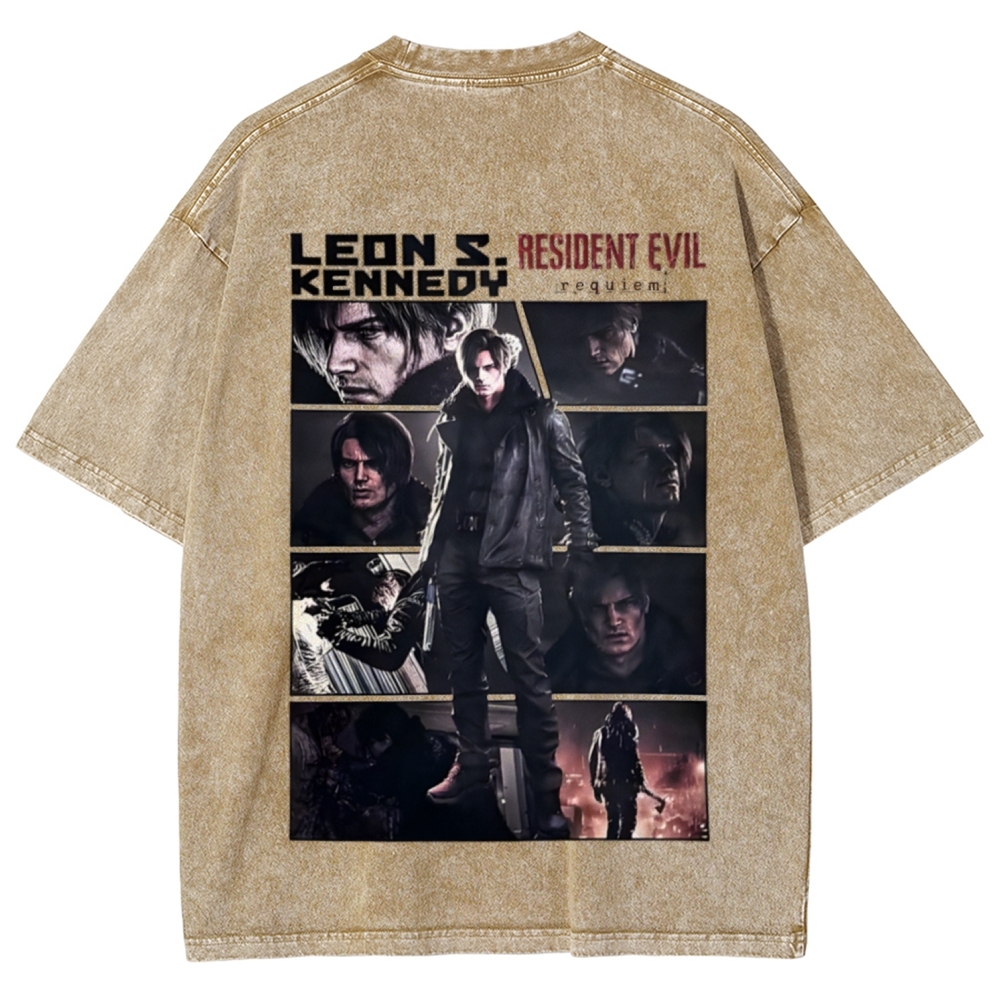 Resident Evil Unisex Fit Washed T-Shirt 