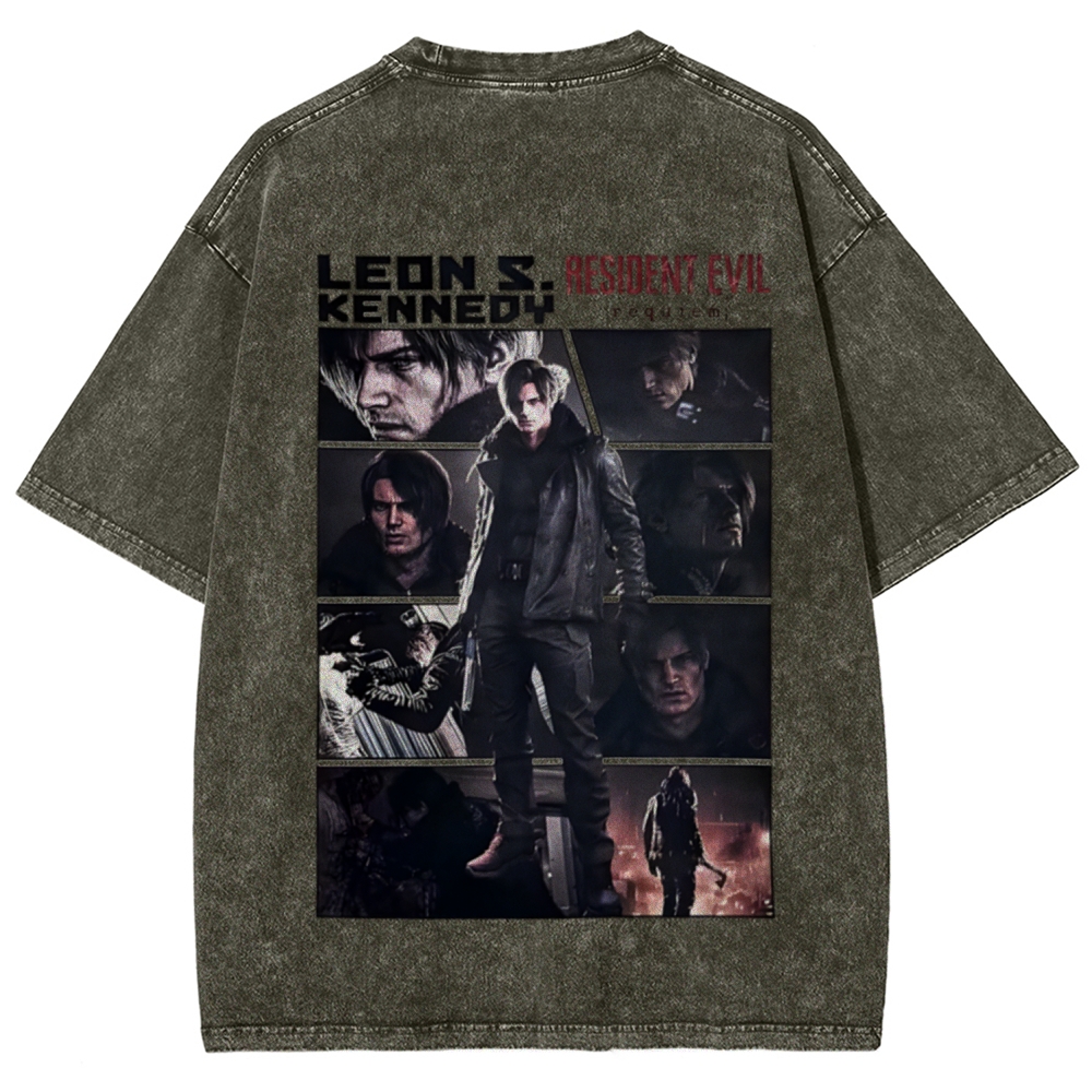 Resident Evil Unisex Fit Washed T-Shirt 