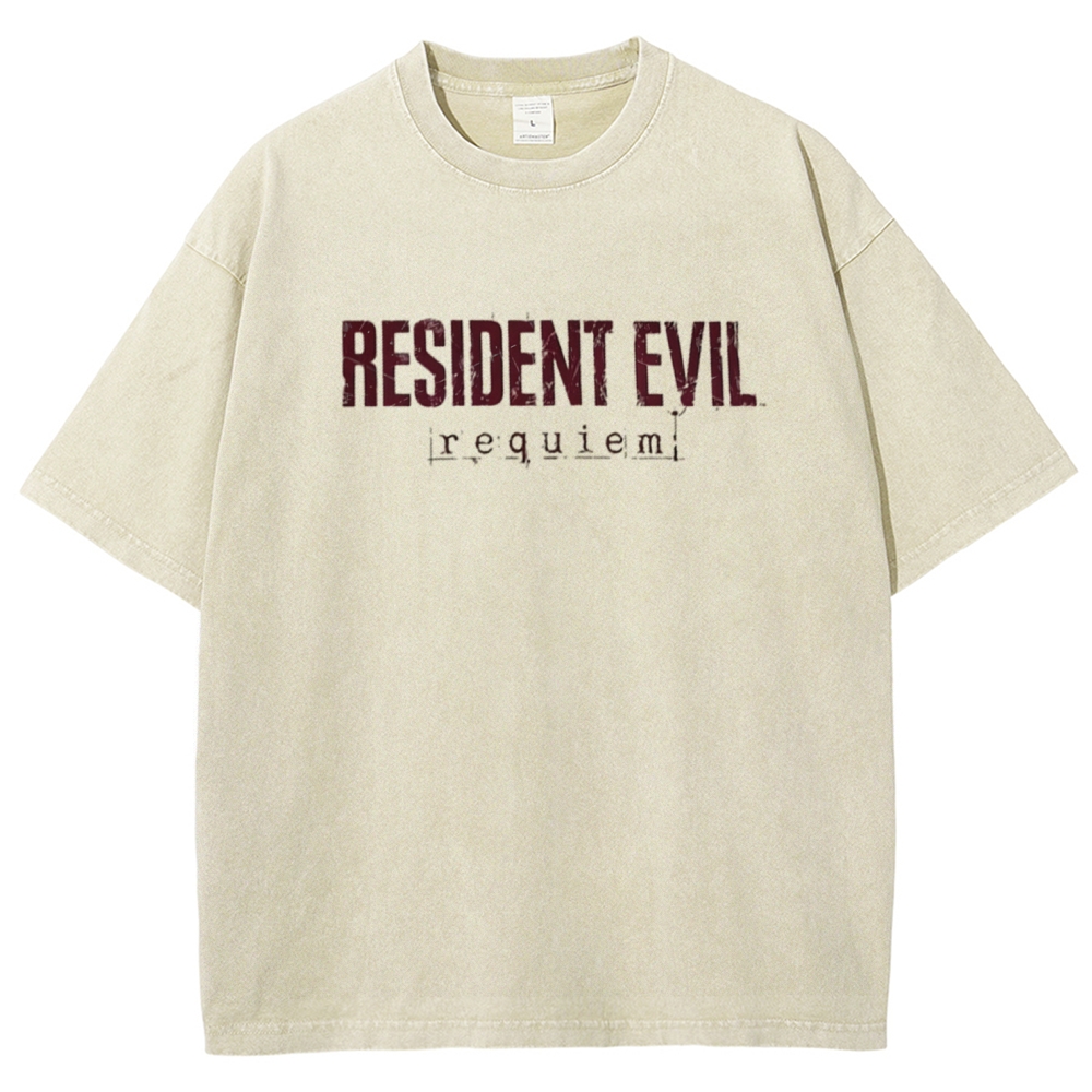Resident Evil Unisex Fit Washed T-Shirt 