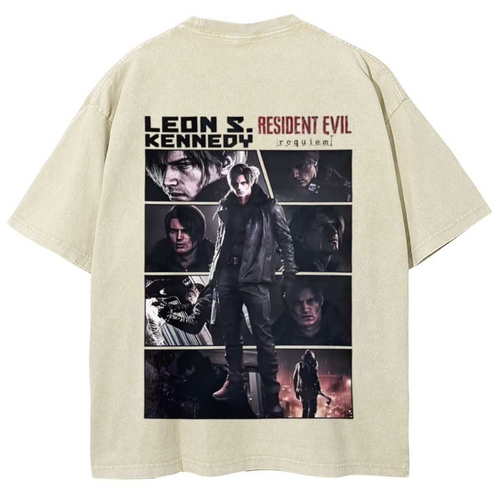 Resident Evil Unisex Fit Washed T-Shirt 