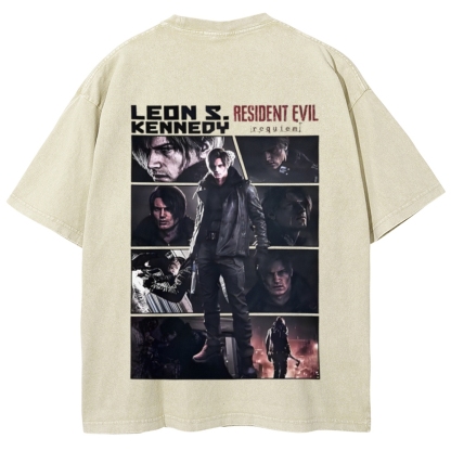 Resident Evil Unisex Fit Washed T-Shirt 