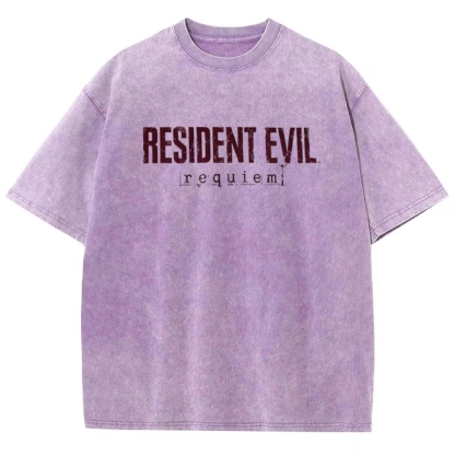 Resident Evil Unisex Fit Washed T-Shirt 