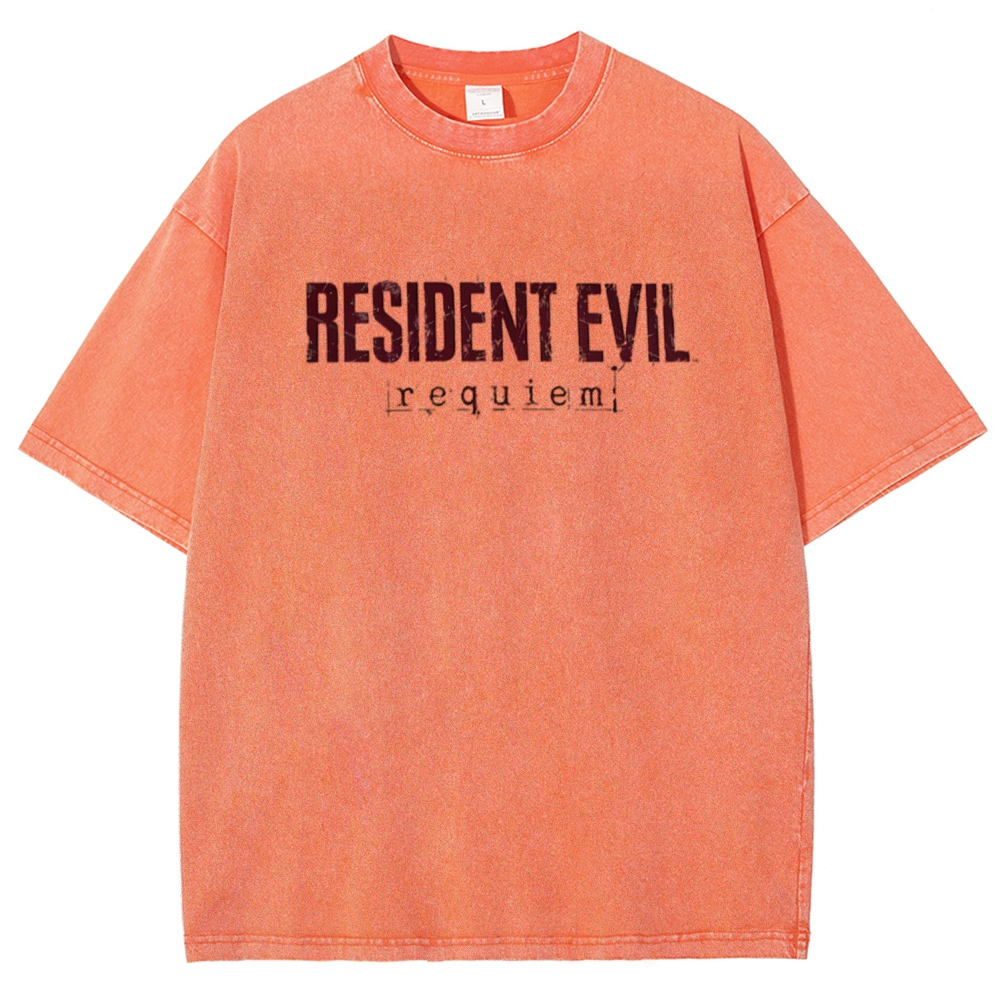Resident Evil Unisex Fit Washed T-Shirt 