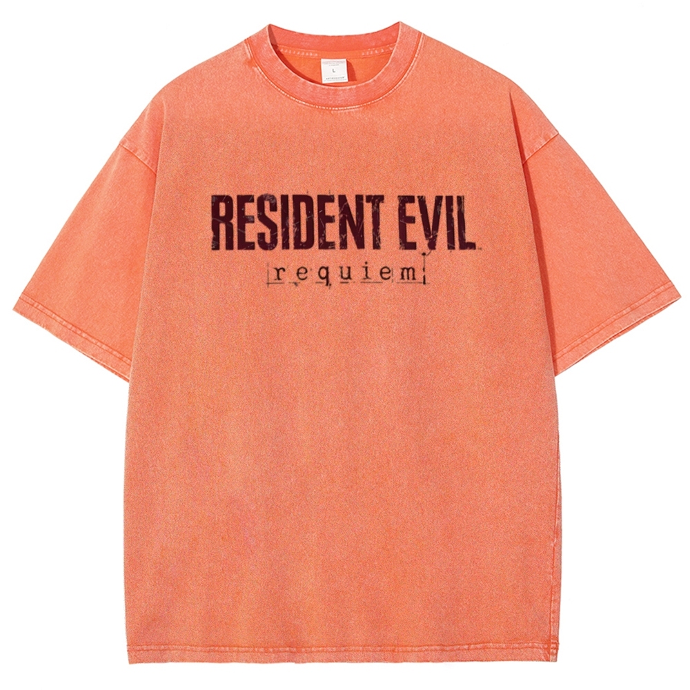 Resident Evil Unisex Fit Washed T-Shirt 