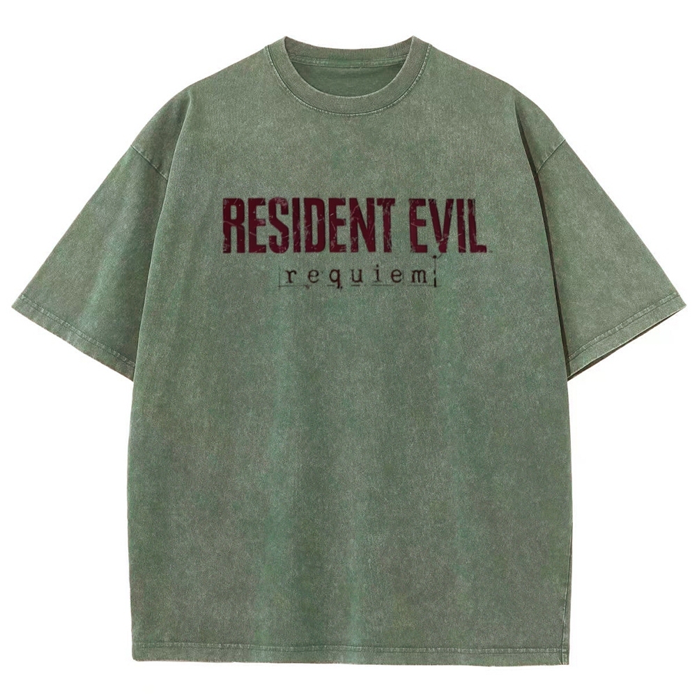Resident Evil Unisex Fit Washed T-Shirt 
