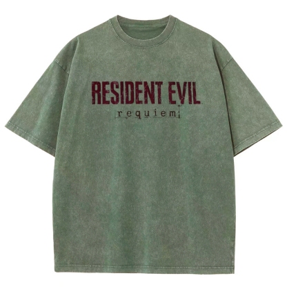 Resident Evil Unisex Fit Washed T-Shirt 
