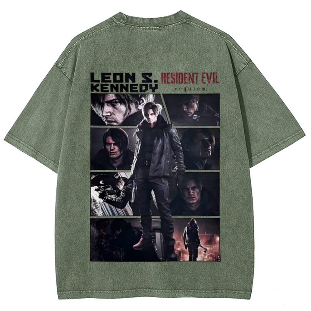 Resident Evil Unisex Fit Washed T-Shirt 
