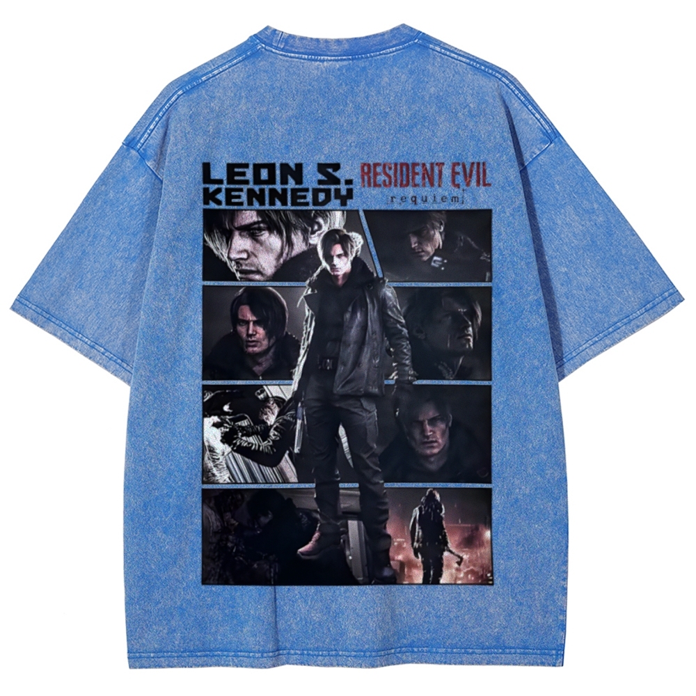Resident Evil Unisex Fit Washed T-Shirt 
