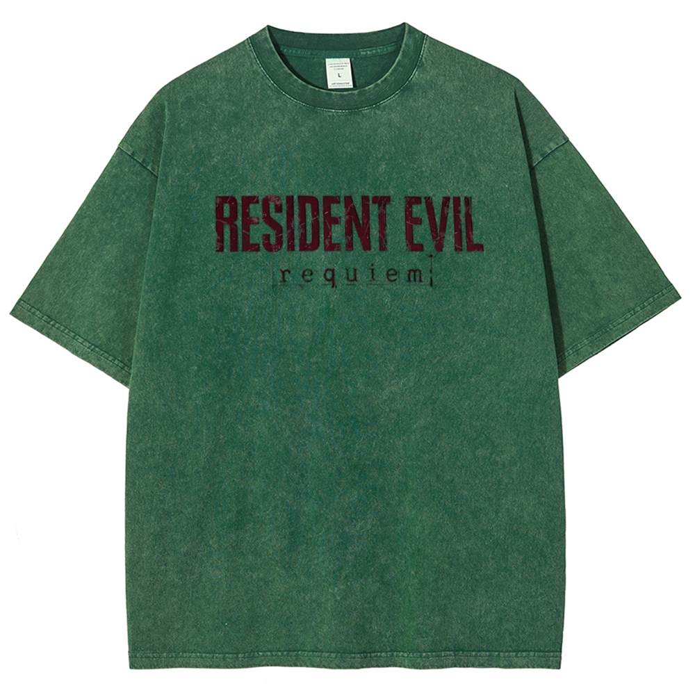 Resident Evil Unisex Fit Washed T-Shirt 