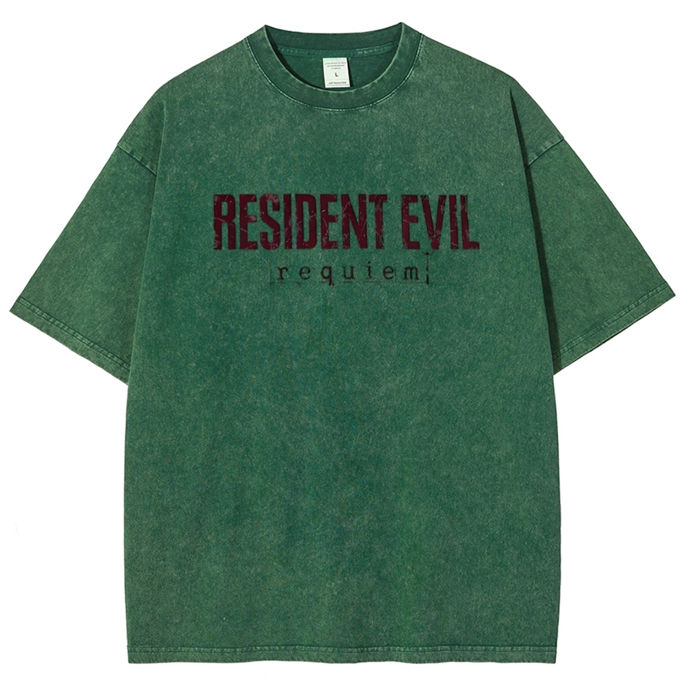 Resident Evil Unisex Fit Washed T-Shirt 