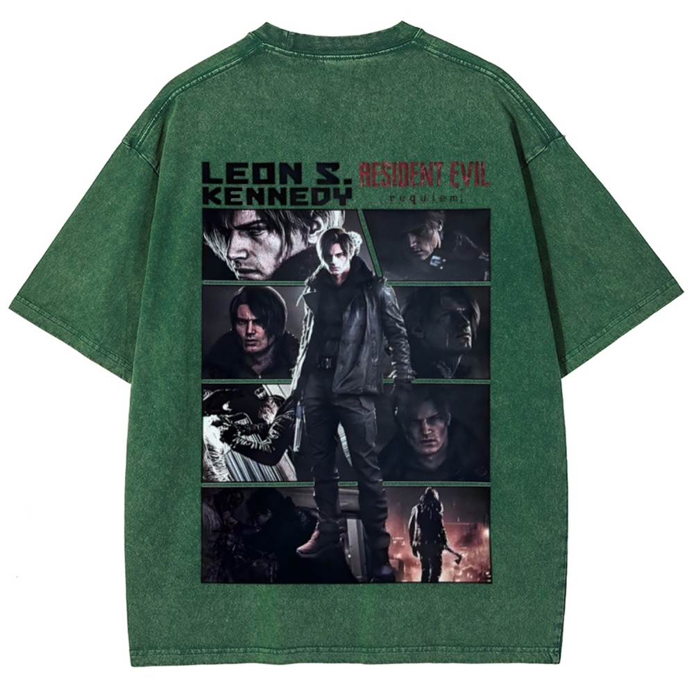 Resident Evil Unisex Fit Washed T-Shirt 