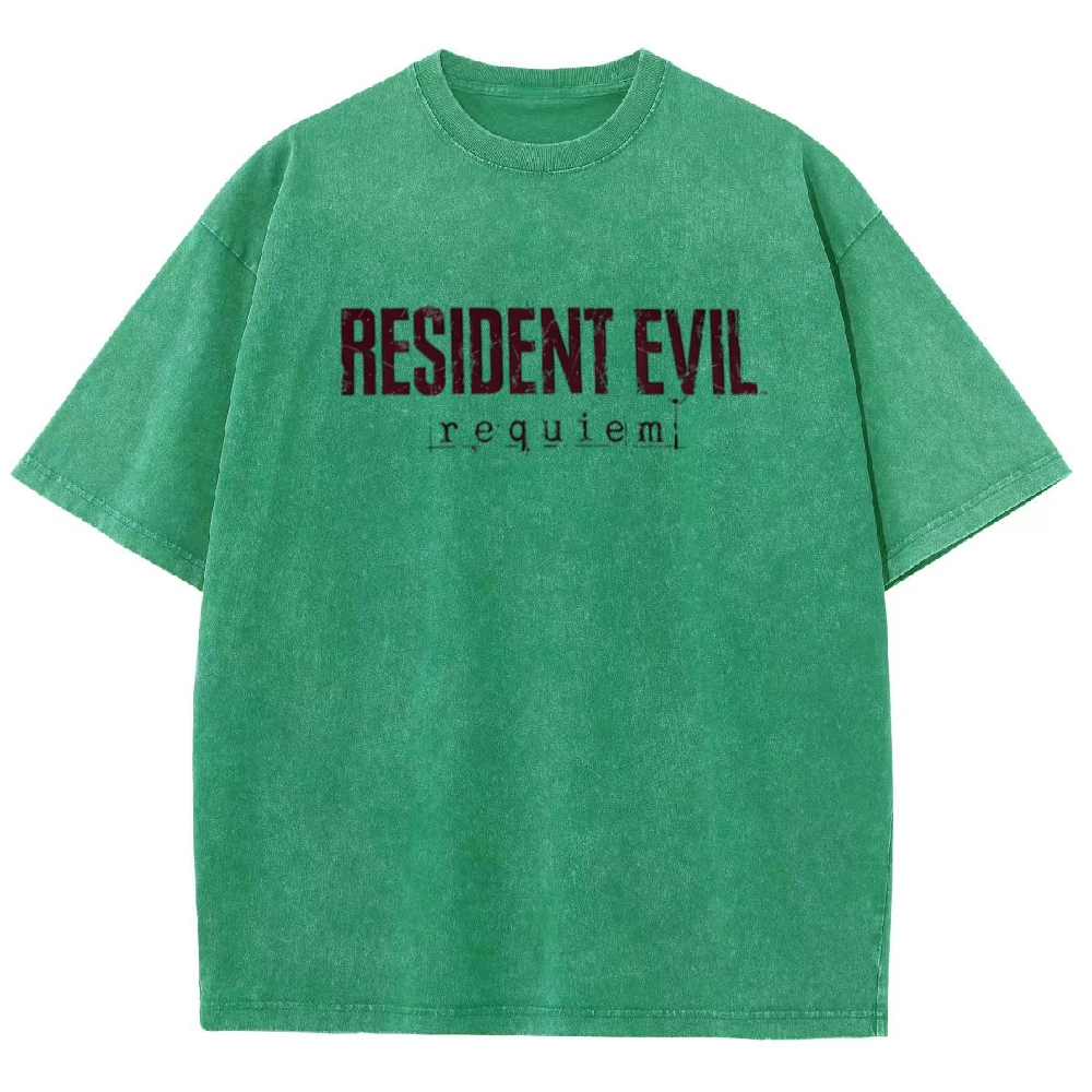 Resident Evil Unisex Fit Washed T-Shirt 
