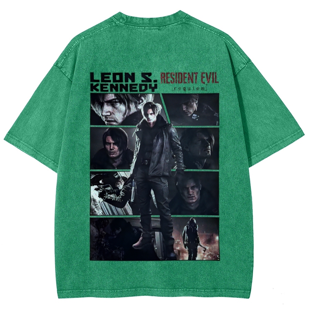 Resident Evil Unisex Fit Washed T-Shirt 