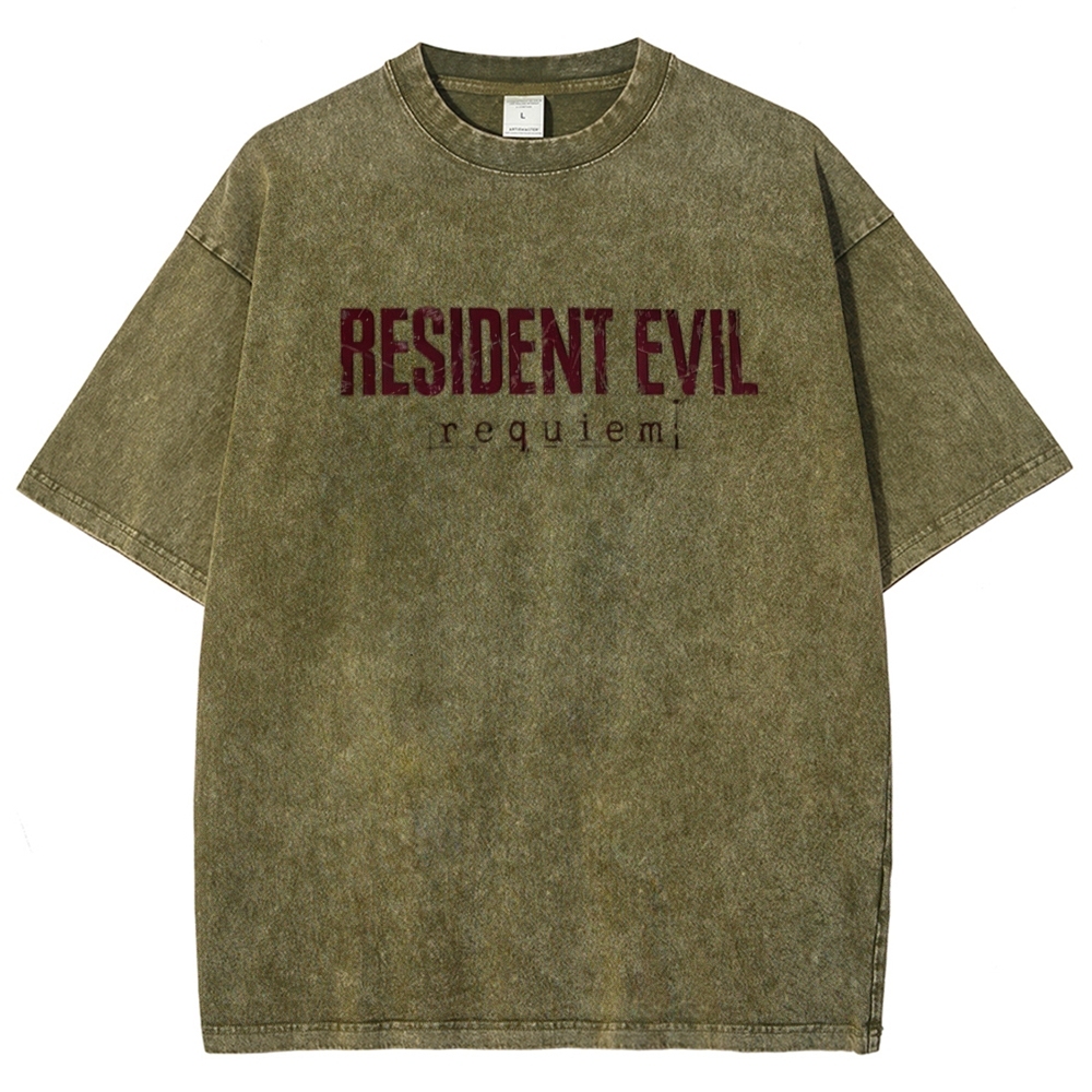 Resident Evil Unisex Fit Washed T-Shirt 
