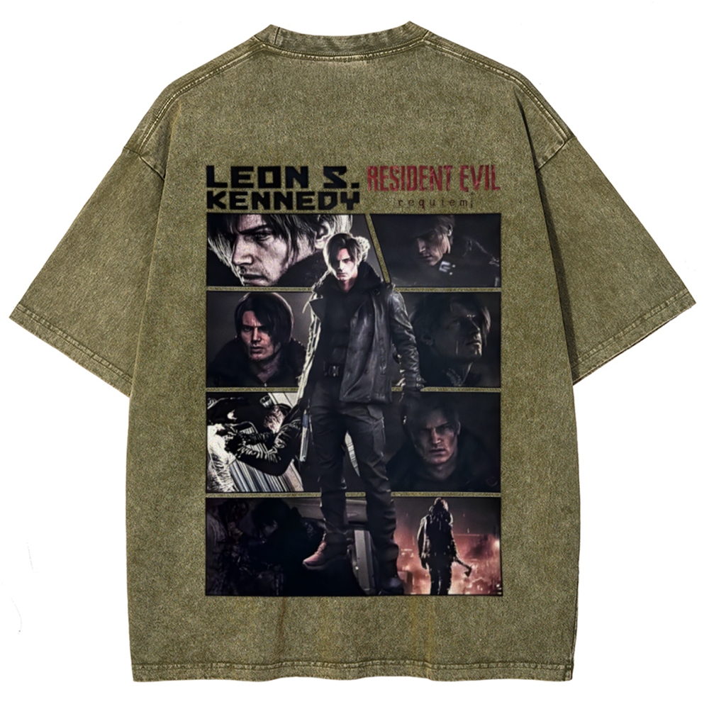 Resident Evil Unisex Fit Washed T-Shirt 
