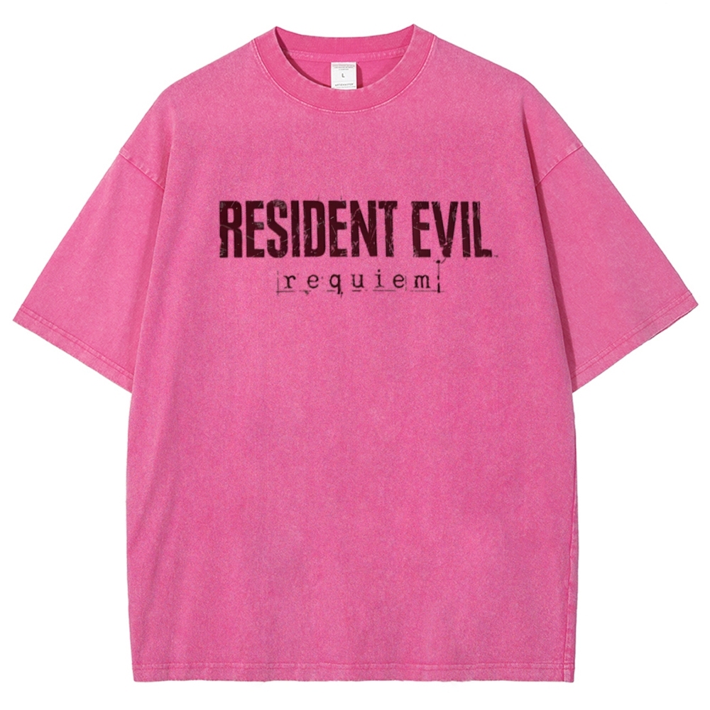 Resident Evil Unisex Fit Washed T-Shirt 