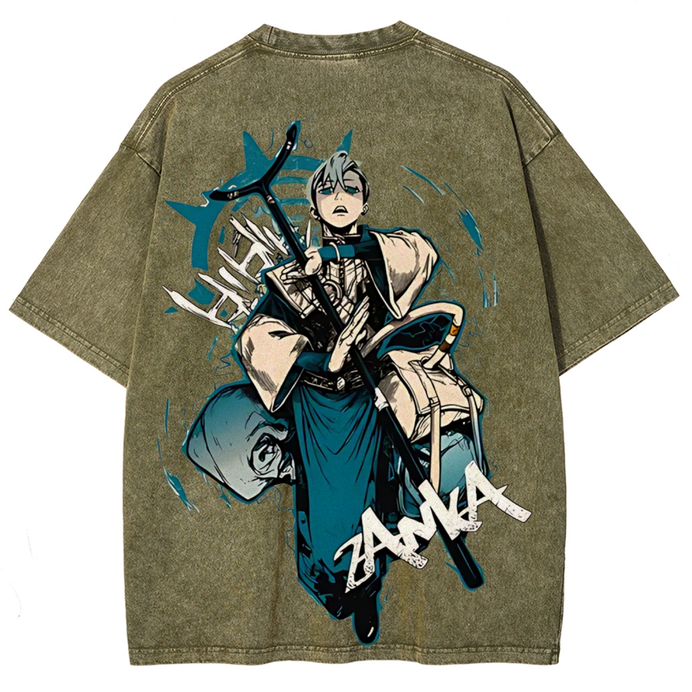 Gachiakuta Zanka Unisex Washed T-Shirt 