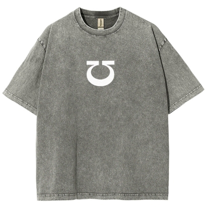 Warhammer 40K Ultramarines Printed Unisex Washed T-Shirt
