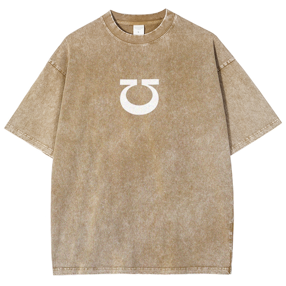 Warhammer 40K Ultramarines Printed Unisex Washed T-Shirt