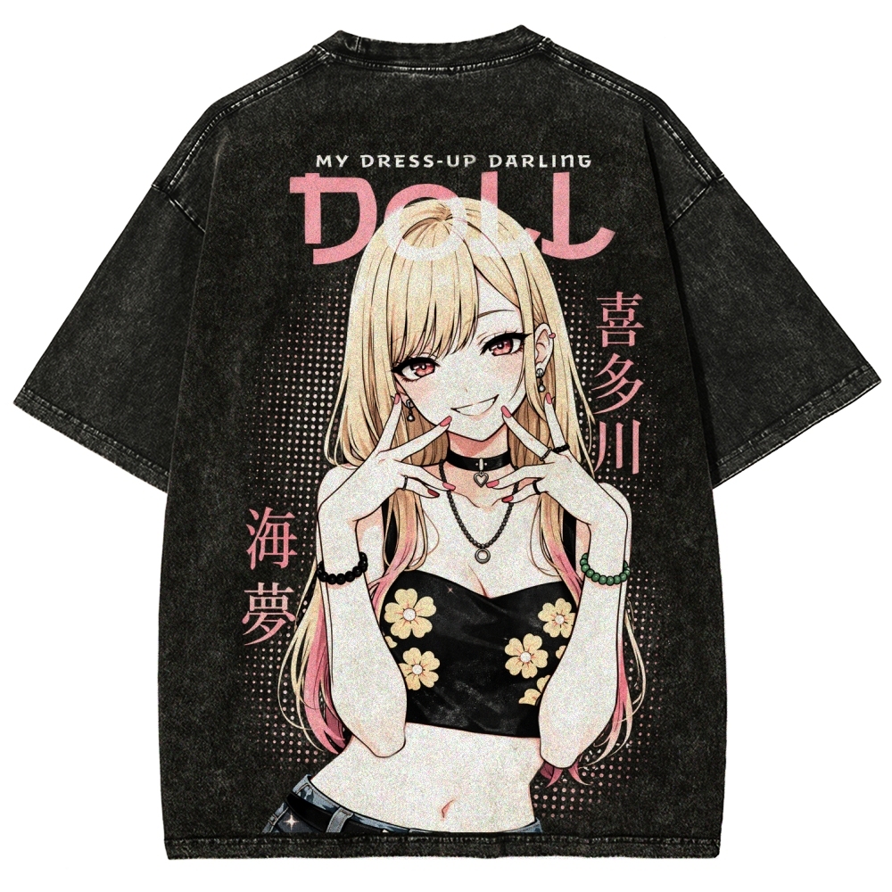 My Dress Up Darling Unisex Fit Washed T-Shirt 2603002869