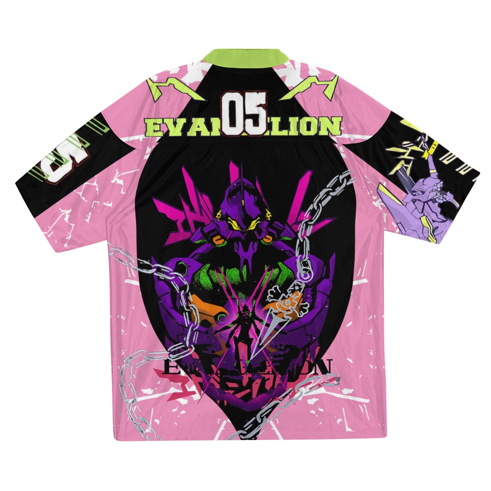  Neon Genesis Evangelion Jersey Mesh Shirts 