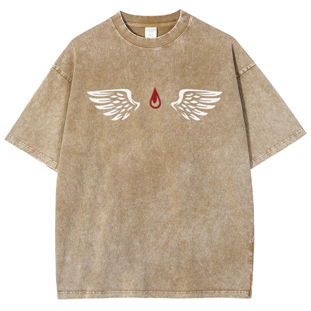 Warhammer 40K Blood Angels Printed Unisex Washed T-Shirt